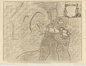 Plan of the City of Bouchain situated upon the Rivers Sensette and Scheld in the County of Hainult.