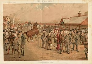 Image du vendeur pour Tattersall's, 1887". Double Page Illustration. Racing. mis en vente par Robert Frew Ltd. ABA ILAB
