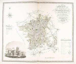 Image du vendeur pour Worcestershire. Map of the County of Worcester, from an Actual Survey made in the Years 1820 & 1821 . mis en vente par Robert Frew Ltd. ABA ILAB