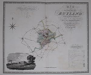 Image du vendeur pour Rutland. Map of the County of Rutland, from an Actual Survey made in the Year 1825 . mis en vente par Robert Frew Ltd. ABA ILAB