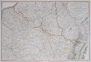 Bild des Verkufers fr A Map of the Northern Part of France, with the United Netherlands, with the Course of the Rhine from Upper Alsace to Dusseldorf; to facilitate the Knowledge of the Operation Carried on by the Allied Armies Against the French Conventional. zum Verkauf von Robert Frew Ltd. ABA ILAB