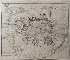 Image du vendeur pour Tournay a Strong City and Castle in the Earldom of Flanders taken by the Confederates July 7. 1709 and left as a Barrier Town to the DUtch by the Treaty of Utrecht. mis en vente par Robert Frew Ltd. ABA ILAB