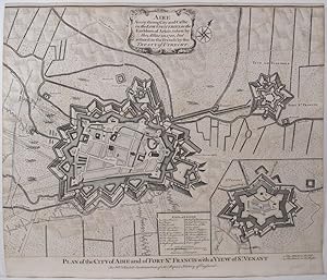 Image du vendeur pour Plan of the City of Aire and of Fort St. Francis with a View of St. Venant. mis en vente par Robert Frew Ltd. ABA ILAB