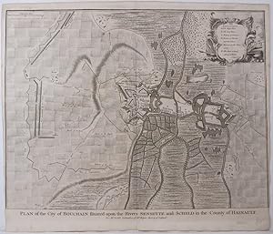 Image du vendeur pour Plan of the City of Bouchain situated upon the Rivers Sensette and Scheld in the County of Hainult. mis en vente par Robert Frew Ltd. ABA ILAB