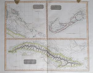 [West Indies] Chart of the Bahama Islands [with] the Bermudas or Summer Islands [with] The Island...