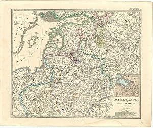 Bild des Verkufers fr Baltic Countries and Russian to inner Moscow Ostsee-Laender und Inneres Russland bis Moskau zum Verkauf von Robert Frew Ltd. ABA ILAB