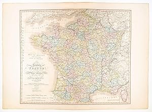 Bild des Verkufers fr The Kingdom of France Describing the New Limits according to the Treaty of Paris, November 20th 1815. zum Verkauf von Robert Frew Ltd. ABA ILAB