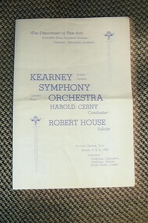 Kearney Symphony Orchestra Program March 1947