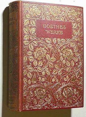 Imagen del vendedor de Goethes Werke in zehn Teilen. Erweitert in zwanzig Teilen. Teil 11-12 fehlt. 8 Bcher. Auf Grund der hempelschen Ausgabe. neu herausgegeben mit Einleitung und Anmerkungen versehen von Carl Alt. a la venta por Baues Verlag Rainer Baues 