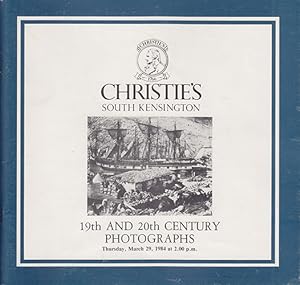 Christie's South Kensington: 19th and 20th Century Photographs (March 29, 1984)
