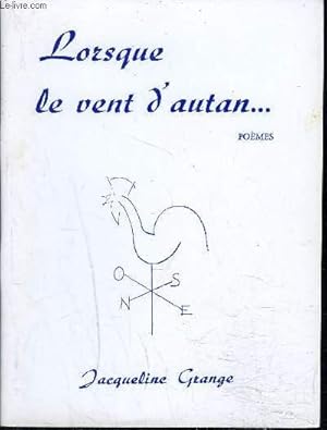 Seller image for LORSQUE LE VENT D AUTAN.- ENVOI DE L AUTEURE for sale by Le-Livre