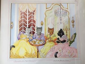 "HE SAID HE WAS A ROYAL SIAMESE." (caption title) ORIGINAL WATERCOLOR DRAWING, SIGNED BY THE ARTIST
