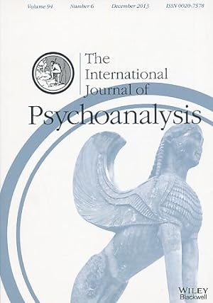 Bild des Verkufers fr Vol. 94; Nr. 6. The International Journal of Psychoanalysis. Dec. 2013. zum Verkauf von Fundus-Online GbR Borkert Schwarz Zerfa