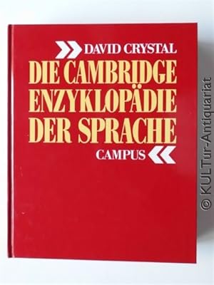 Bild des Verkufers fr Die Cambridge Enzyklopdie der Sprache. zum Verkauf von KULTur-Antiquariat