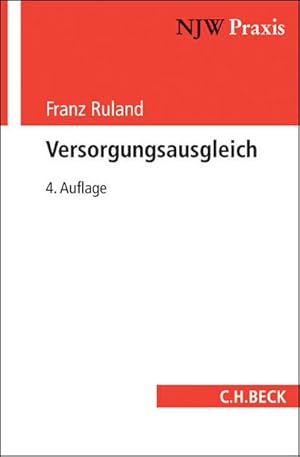 Seller image for Versorgungsausgleich : Ausgleich, steuerliche Folgen und Verfahren for sale by AHA-BUCH GmbH