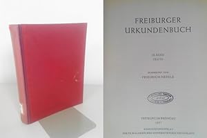 Bild des Verkufers fr Freiburger Urkundenbuch. III. Band. Texte. zum Verkauf von Antiquariat Bookfarm