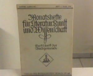 Monatshefte für Literatur, Kunst und Wissenschaft - Zeitschrift der Buchgemeinde Heft 9, März 193...