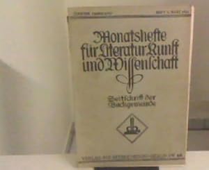 Monatshefte für Literatur, Kunst und Wissenschaft - Zeitschrift der Buchgemeinde Heft 9, März 193...