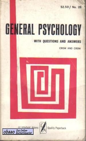 General Psychology with questions and answers
