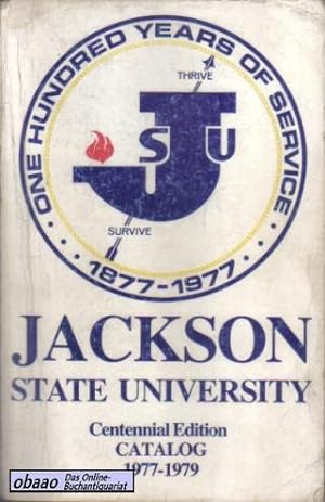 Jackson State University 1977-1979 - Centennial Edition Catalog 1977-1979