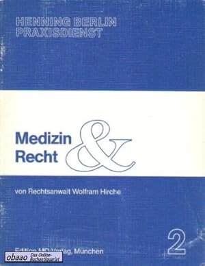 Immagine del venditore per Medizin & Recht. Teil 2 (Eine Serie in vier Teilen) venduto da obaao - Online-Buchantiquariat Ohlemann