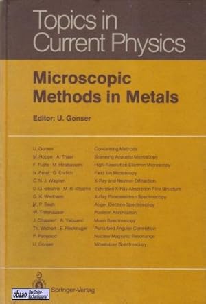 Microscopic Methods in Metals