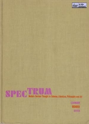 Spectrum - Modern German Thought in Science, Literature, Philosophy and Art