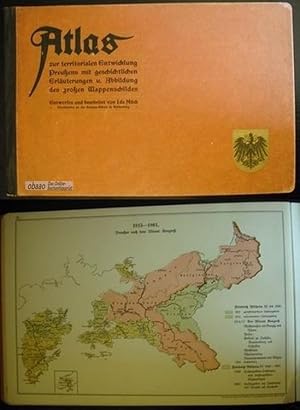 Immagine del venditore per Atlas zur territorialen Entwicklung Preuens mit geschichtlichen Erluterungen und einer Abbildung des Kniglich Preuischen groen Wappenschildes venduto da obaao - Online-Buchantiquariat Ohlemann