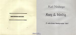 Kurz & bündig