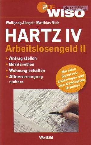 Seller image for Hartz IV - Arbeitslosengeld II for sale by obaao - Online-Buchantiquariat Ohlemann