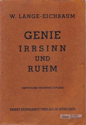 Bild des Verkufers fr Genie, Irrsinn und Ruhm zum Verkauf von obaao - Online-Buchantiquariat Ohlemann