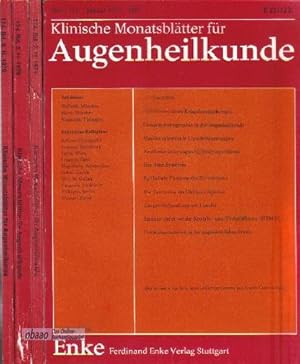 Seller image for Klinische Monatsbltter fr Augenheilkunde Band 174 1979 Heft 1-4 for sale by obaao - Online-Buchantiquariat Ohlemann