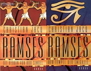 Bild des Verkufers fr Ramses. Die Herrin von Abu Simbel + Der Tempel der Ewigkeit zum Verkauf von obaao - Online-Buchantiquariat Ohlemann