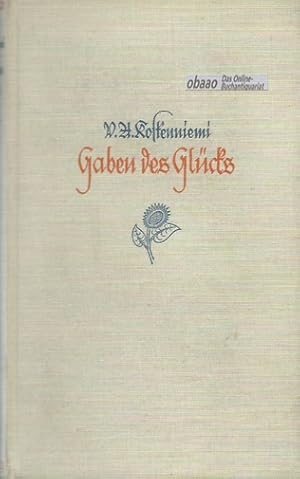 Imagen del vendedor de Gaben des Glcks. Aus dem Buche meines Lebens a la venta por obaao - Online-Buchantiquariat Ohlemann