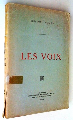 Seller image for Les Voix for sale by Claudine Bouvier