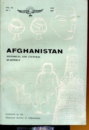 Seller image for Afghanistan; historical and cultural quarterly. Anfangs: revue trimestrielle. Jg. 1967, (Volume XX), issue 3,4 (mehr nicht erschienen). for sale by Antiquariat am Flughafen