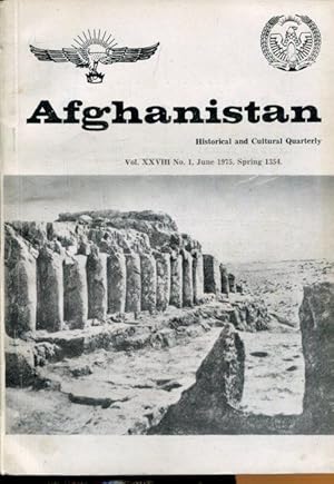 Afghanistan; historical and cultural quarterly. Anfangs: revue trimestrielle. Jg. 1975, (Volume X...