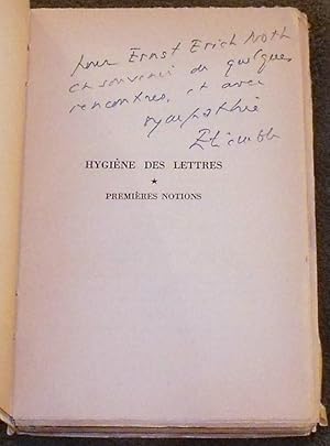 Hygiène des Lettres.