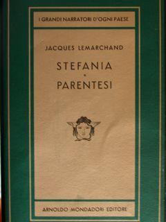 Seller image for Stefania * Parentesi. Collana Medusa. for sale by EDITORIALE UMBRA SAS