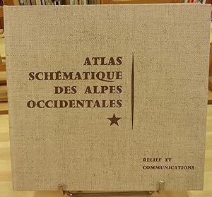 Imagen del vendedor de Atlas schmatique des alpes occidentales. Relif et communications a la venta por le livre ouvert. Isabelle Krummenacher