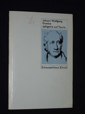 Bild des Verkufers fr Programmbuch 10 Schauspielhaus Zrich 1987/88. IPHIGENIE AUF TAURIS von Goethe. Regie: Gerd Heinz, Bhnenbild/ Kostme: Ezio Toffolutti, Musik: Armin Brunner. Mit Renate Schroeter, Peter Ehrlich, Martin Gelzer, Michael Maassen, Marcus Burkhard zum Verkauf von Fast alles Theater! Antiquariat fr die darstellenden Knste