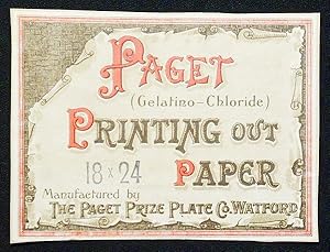 Paget (Gelatino-Chloride) Printing Out Paper label