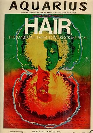 Seller image for Aquarius (From The American Tribal Love-Rock Musical Hair) Sheet Music for sale by Ramblin Rose Books