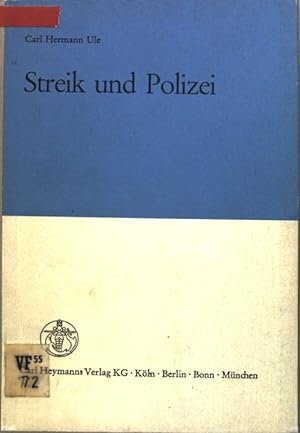 Bild des Verkufers fr Streik und Polizei; zum Verkauf von books4less (Versandantiquariat Petra Gros GmbH & Co. KG)