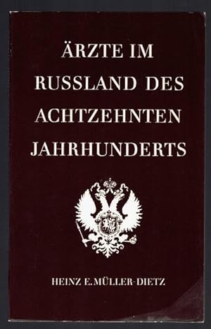 Bild des Verkufers fr rzte im Russland des achtzehnten Jahrhunderts zum Verkauf von Antiquariat Stange