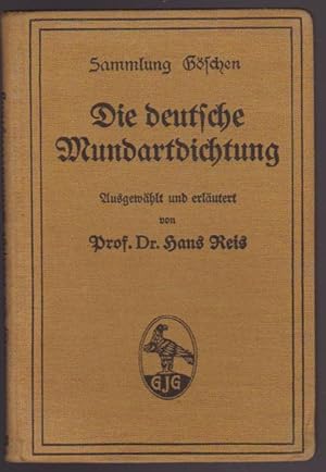 Seller image for Die deutsche Mundartdichtung (= Sammlung Gschen Band 753) for sale by Antiquariat Stange