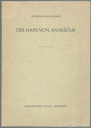 Der Hain von Anyksciai. Nachdichtung von Hermann Buddensieg