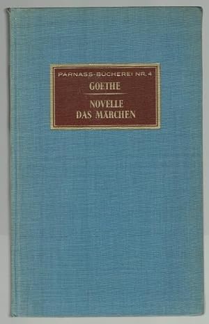 Bild des Verkufers fr Novelle. Das Mrchen. Parnass-Bcherei Nr. 4 zum Verkauf von Antiquariat Stange