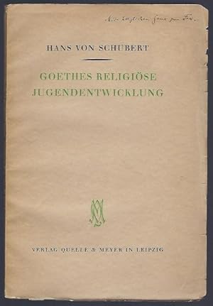 Goethes religiöse Jugendentwicklung
