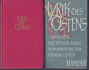 Seller image for Lyrik des Ostens. Gedichte der Vlker Asiens vom Nahen bis zum Fernen Osten for sale by Antiquariat Stange